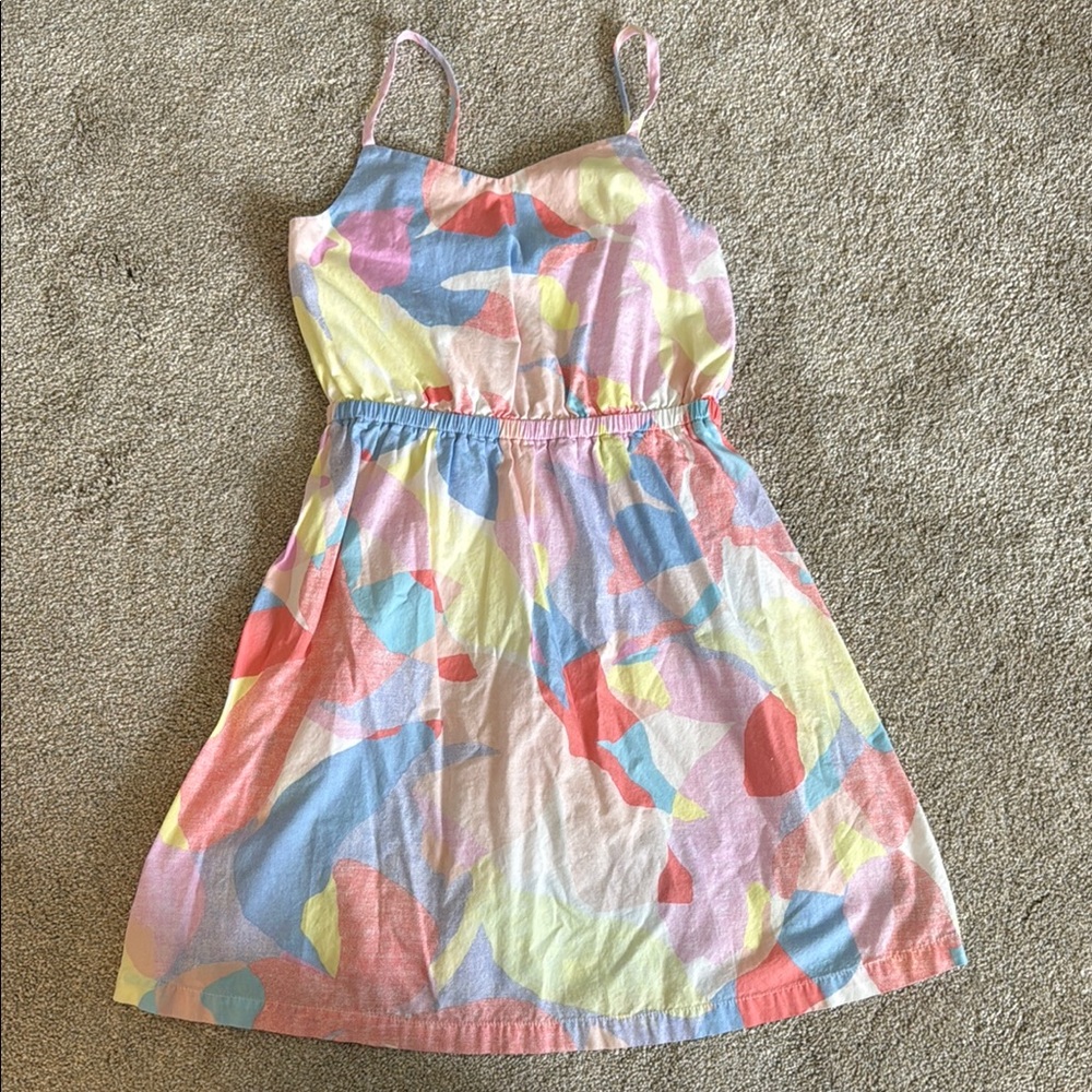 Color Summer Cutout Back GAP Dress
